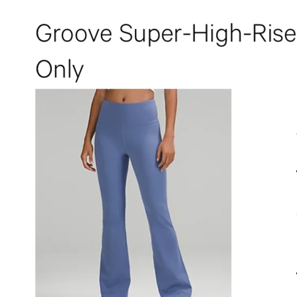 lululemon athletica Other - Lululemon Groove Super-High-Rise Flared Pant